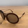 Emporio Armani, bug eye aviator sunglasses, comes in original box with the receipt Image 4
