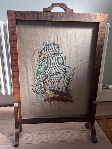 Vintage Fire Screen