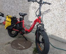 Fafrees F20 Max Folding Electric Bike + Pannier Bag
