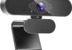 1080P HD Streaming Webcam with microphone for PC,MAC, Laptop, Plug and Play Web Camera for Youtube,Video Calling, Studying, Conference, Gaming with Rotatable Clip (Black)