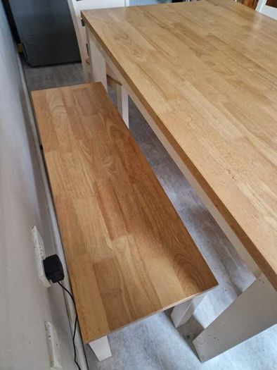 Table and 4 chairs plus bench