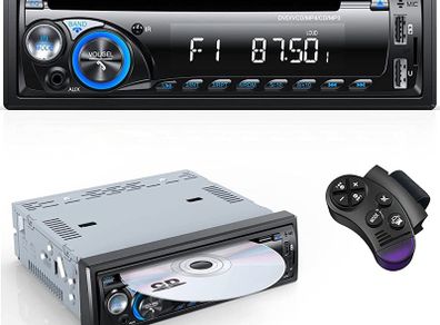 Car Stereo Radio Bluetooth with CD DVD Player,1DIN RDS/FM/AM Car Radio Bluetooth Handsfree MP3 Player with 2 USB/SD/AUX/7Colors (FREE POSTAGE)