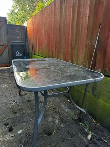 Garden table with 6 chairs