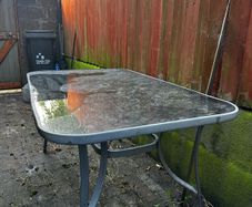 Garden table with 6 chairs