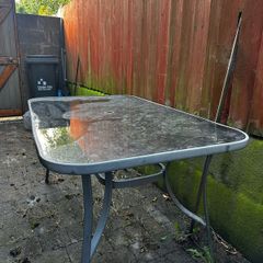 Garden table with 6 chairs