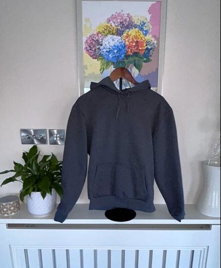 Boys Dark Grey Hoodie from Next Size Xs