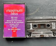 cassette The Cure The Jam Orange Juice Siouxsie Select Maximum Bliss