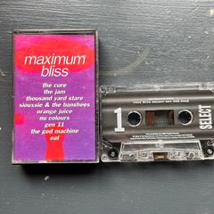 cassette The Cure The Jam Orange Juice Siouxsie Select Maximum Bliss