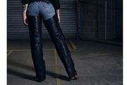 Motorbike Leather Chaps Unisex