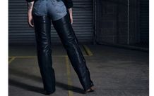 Motorbike Leather Chaps Unisex