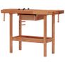 Carpentry Workbench with Drawer and 2 Vices Hardwood Image 5