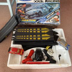 scalextric .  Ford escort xr3i racing set 1980s.