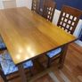 Beautiful Laura Ashley Butcher Style Table and 6 Chairs Image 7