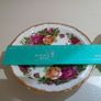 Butter Pat / Coaster x 2 Royal Albert Old Country Roses Bone China Image 3