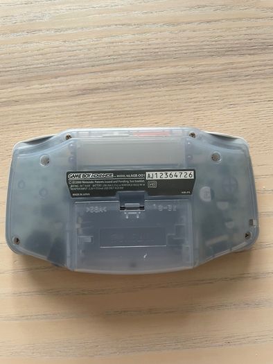 Perfect Xmas Gift Nintendo Gameboy Advance AGB-001 Black Clear with Super Mario Land 2: 6 Golden Coins, Yoshi and Bomberman GB