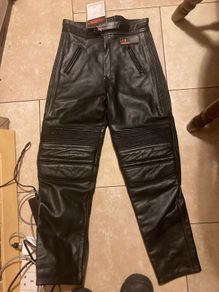 Children's Lewis branded leather bikers trousers free postage