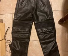 Children's Lewis branded leather bikers trousers free postage