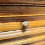 20th Century Dutch Oak Brutalist Tallboy or Chest of Drawers Image 4
