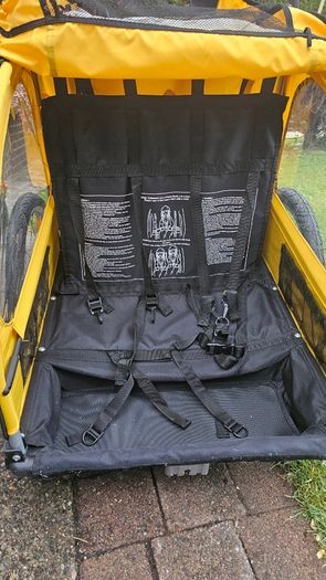 M-Wave Stalwart 3-in-1 Double Child Bike Trailer & Jogging Stroller (Like New)