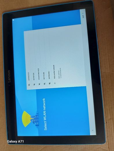 Lenovo 10.1 inch Tablet, Model TB-X103F, 16GB, Blue Back, and in excellent cosmetic condition