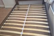 As New - Gorgeous 4Ft 6 Double Wooden Bed Frame - Can Deliver