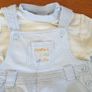 Disney two piece dungarees top baby set summer 6-9 months Image 2