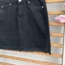 skirt river island black denim skirt size 10 Image 7