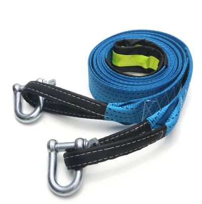 BRAND NEW Car Towing Rope Strape Cable With U Hooks Shackle High Auto Winch Rope recovery Towing Strength Nylon For Car Truck Trailer SUV