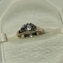 9ct Gold and Diamond Ladies Ring - Size 7/N Image 5