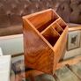 Vintage Wooden Handmade Decorative Letter Rack Desk Tidy Image 6