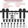 Sliding Barn Door Hardware Kit 12FT Image 5