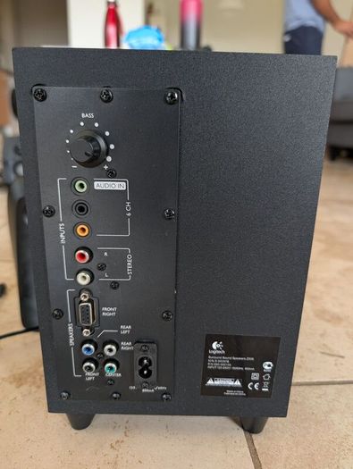 Logitech Z506 5.1 Surround Sound System + Extended Rear Cables