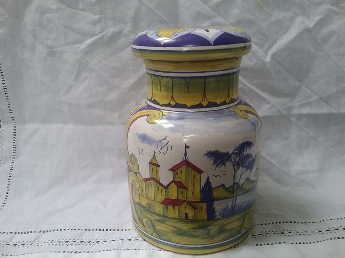 Lidded Ceramic Urn