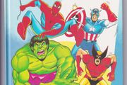Marvel Super Heroes Annual 1991 Marvel Hard Back Book