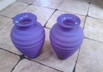 Two purple vase for sale
