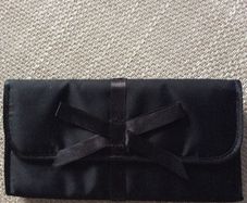 Hugo Boss Parfums - Black travel Bag for Make up, cosmetic with slots for 3 make up brushes - new