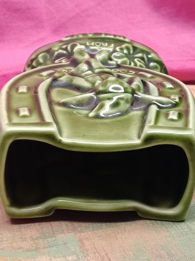 Vintage ,good Luck From Ireland Vase