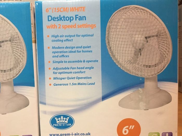6" Desk Fan
