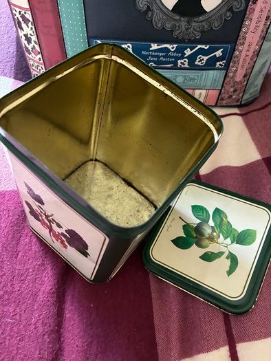Antique tin box