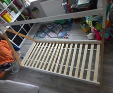 Teepee style bed frame