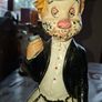 1950s to 70s Working Musical Decanter Hobo Clown Sitting on a Barrel. The base plays the tune Show Me the Way to Go Home, reminded me of the song from Jaws Image 3