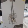 Wire Framed Pendant Cube Lights Image 2