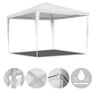 3 x 3 m Gazebo Waterproof Stable High Quality Garden Gazebo Without Side Panels Wedding Marquee UV Protection for Market Camping Weddings Festival Image 7