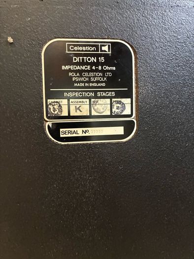 Celestion Ditton 15