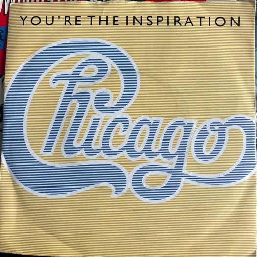 Chicago. You're the inspiration picture sleeve vinyl record in vg+ condition