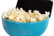 Fizz Creations Blue Ceramic Snack Bowl &amp; Phone Holder