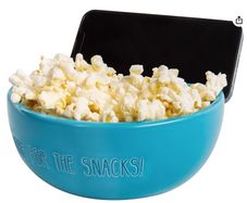 Fizz Creations Blue Ceramic Snack Bowl & Phone Holder