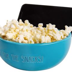 Fizz Creations Blue Ceramic Snack Bowl & Phone Holder
