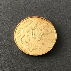 Slovenia 2021 Five Euro Wolves