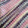 Blanket Hand Crochet 36"Sq Stunning Blanket Image 5